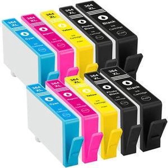 Hausmarke 364XL 10 Patronen geeignet für HP (inkl. Foto)