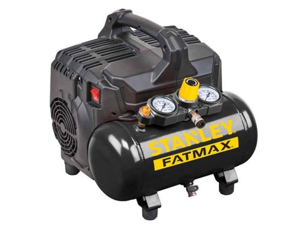 Stanley - DST 101/8/6 FMXCM00 - Kompressor - Luftkompressor - Ölfrei - Max. 59dB - Schwarz