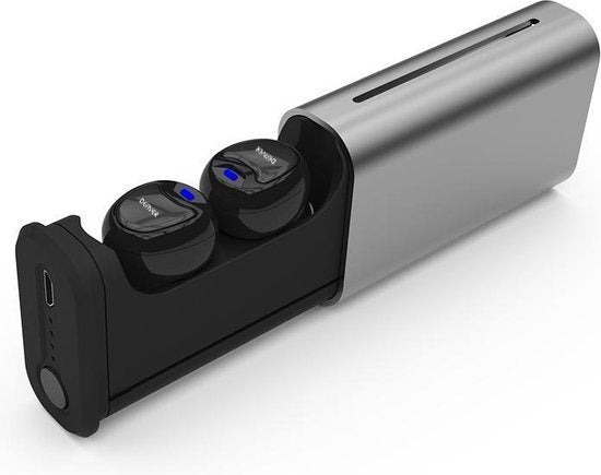 Denver TWE-60 - Kabellose Bluetooth-Kopfhörer - mit Ladeetui - Schwarz