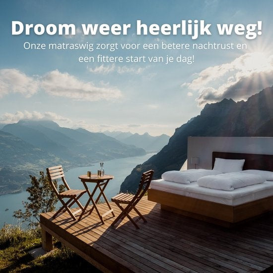 Earkings Bett Binder - 235x50cm - Weiß