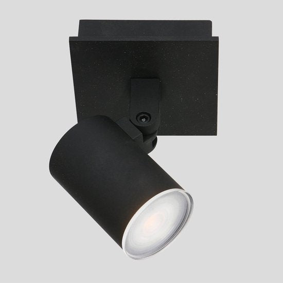 Deckenleuchte Steinhauer Points Noirs 3059ZW Schwarz – dreh- und neigbar, aus Metall und Kunststoff, inklusive Leuchtmittel, für den Innenbereich geeignet