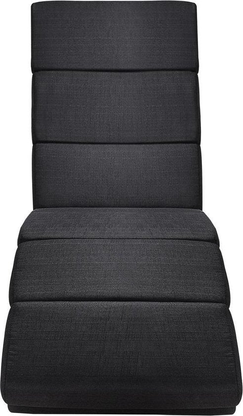 Casaria Recliner London - Loungesessel Verchromt - Anthrazit