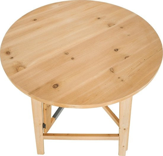 tectake - Party-Bartisch aus Massivholz - 403249