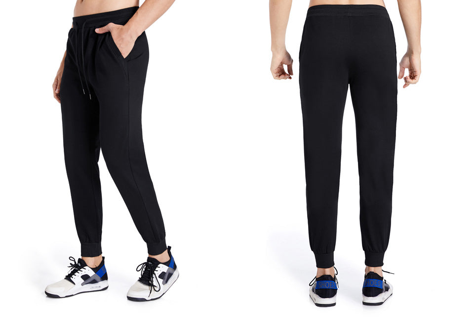 Milanoro Bequeme und ultraweiche Jogginghose - 2er Pack - Schwarz & Hellgrau - Größe XL