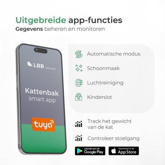 Little Big Bird - Selbstreinigende Katzentoilette - XXL - 3. Generation - Inklusive App - Weiß