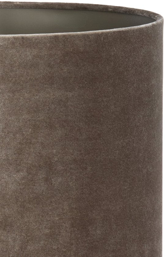 Licht & Wohnen - Lampenschirm - Palata - braun - Textil - Ø 20cm - E27 - 2220379