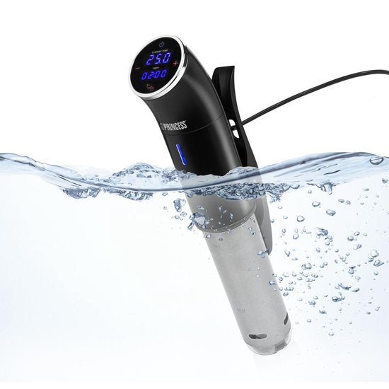 Princess 267003 Sous-Vide-Stick – IPX7 wasserdicht – Sous-Vide-Stick – Präzise Temperatureinstellung – Touchscreen – 1200 W