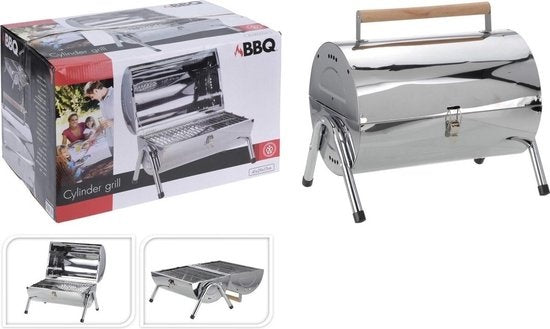 BBQ Collection tragbarer Holzkohlegrill - faltbar - 42x29.5x37cm
