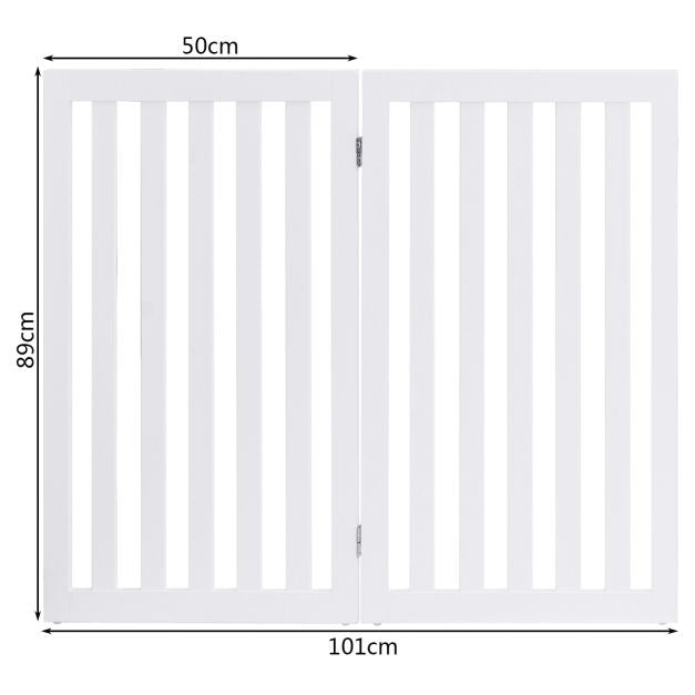 Coast Barrier Dogs 89 cm hoch 4 Panels Sicherheit Zaun Holz Kind faltbar (Weiß Erweiterung)