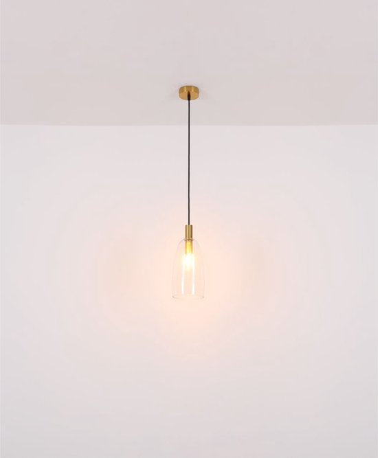 Globo - Hängeleuchte - Garri - Messing - Glas - Ø 43cm - E14 - 15789-3HM