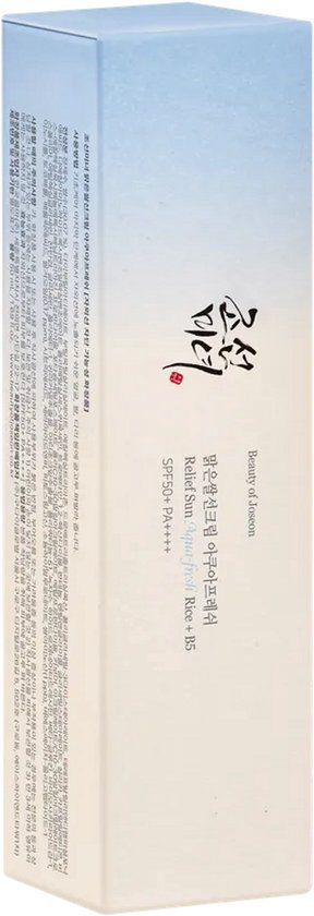 Beauty of Joseon Relief Sun Aqua-Fresh: Reis + B5 LSF 50+/PA++++ – 50 ml + Panthenol B5