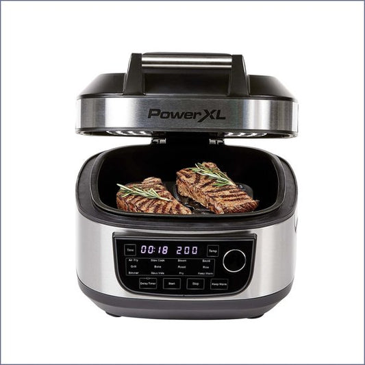 Power XL Multicooker – 12-in-1-Kochgerät mit AirFryer-Funktion – zum Frittieren, Kochen, Braten und als Elektrogrill – Versandhandelsausgabe