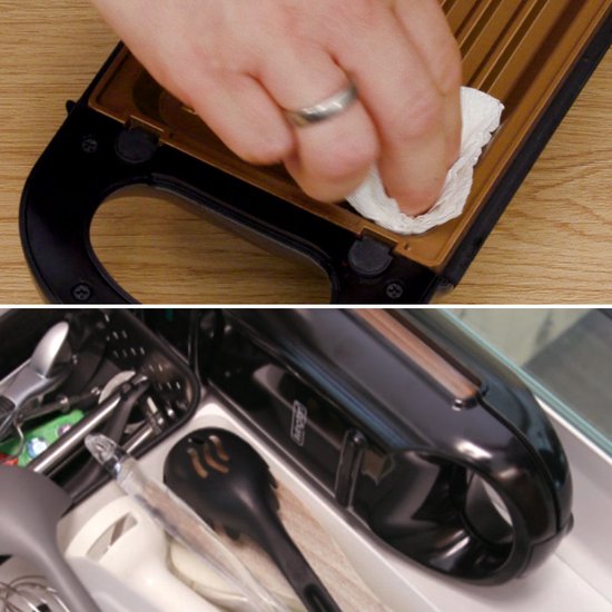 Livington Copperline Flipswitch Multifunktionsgrill, 800 W, inklusive Rezeptheft