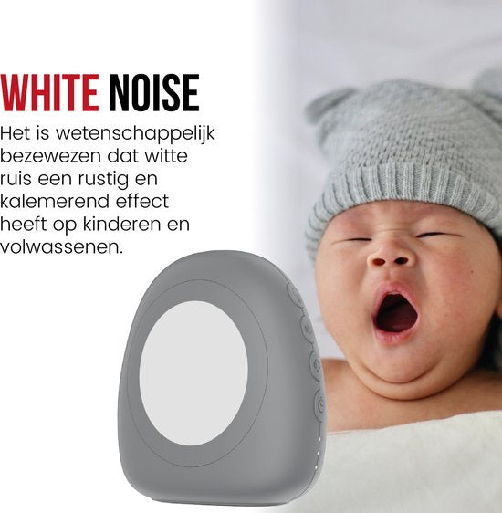 Weißes Rauschen Maschine - Schlafhilfen - Weißes Rauschen - Baby Schlafhilfe - Drop - Grau