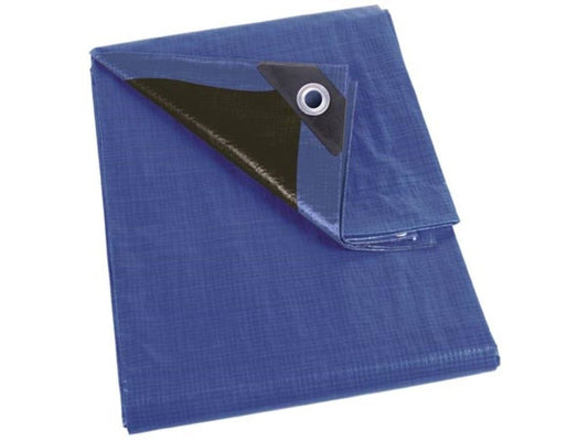 Perel Plane - Blau/Schwarz - Ultra-stark - 5 X 8 M