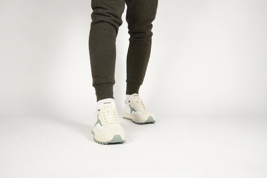 Blackstone SCORIA LEGEND - DG532 Weiß Grün Umwelt - Laufschuh - Herren - Off white - Größe: 46