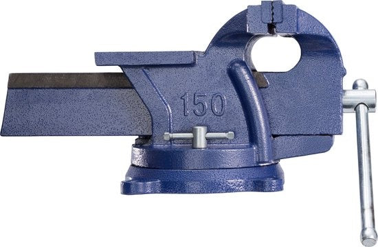 tectake - Schraubstock für Werkbank 165 mm drehbar - Art. Nr. 401125