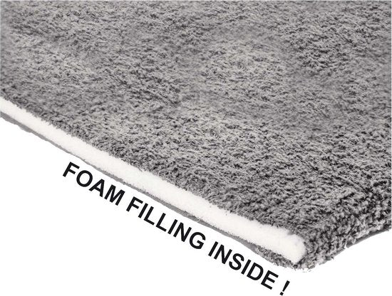 Bo-Camp – Stuhlauflage M – Universal – Gepolstertes Frottee – Grau