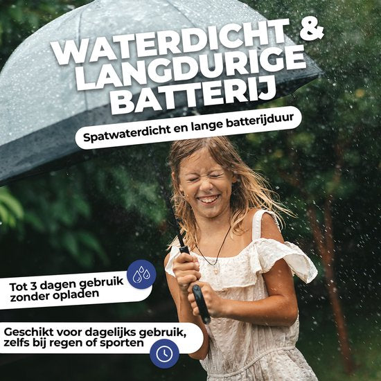 Denver Smartwatch für Kinder – Anrufe/SMS/WhatsApp – Für Android & iOS – Schrittzähler – Schlafaktivitätsmessung – Herzfrequenz, Blutdruckmessung, Sportmodus – SWK120BU