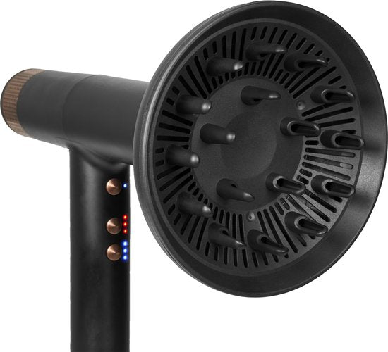 Princess Airstyler Pro 529205 - 7 in 1 - 2000 Watt - 1,8m Kabel - BLDC Motor - Luxus-Aufbewahrungstasche - Wärmehandschuh - Multi Styler - Haarwickel - Haarglätter - Haartrockner - Wärmebürste - Föhnbürste - Lockenbürste und Stylingbürste