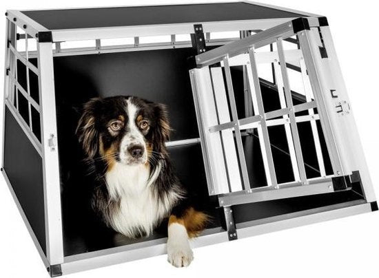 tectake Autobank - Hundebank - 89 x 69 x 50 cm