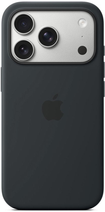 Silikonhülle mit MagSafe für das iPhone 17 Pro – Schwarz