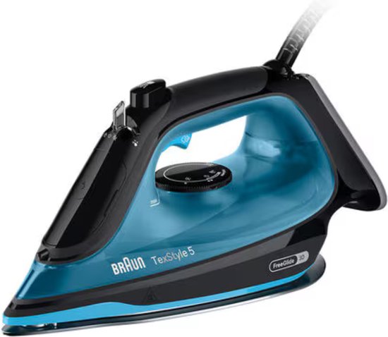 Braun TexStyle 5 SI5256BL – Dampfbügeleisen – Gleitet mühelos rückwärts – Selbstreinigend – Blau