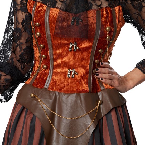dressforfun - Steampunk Gräfin XXL - fancy dress kostüm halloween verkleiden partykleidung karneval kostüm partykleidung - 302314