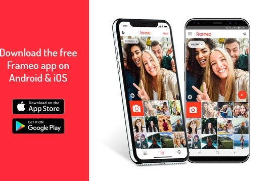Denver Digitaler Fotorahmen XL - Full HD - Frameo App - IPS-Touchscreen - 16GB - 15,6-Zoll - Schwarz