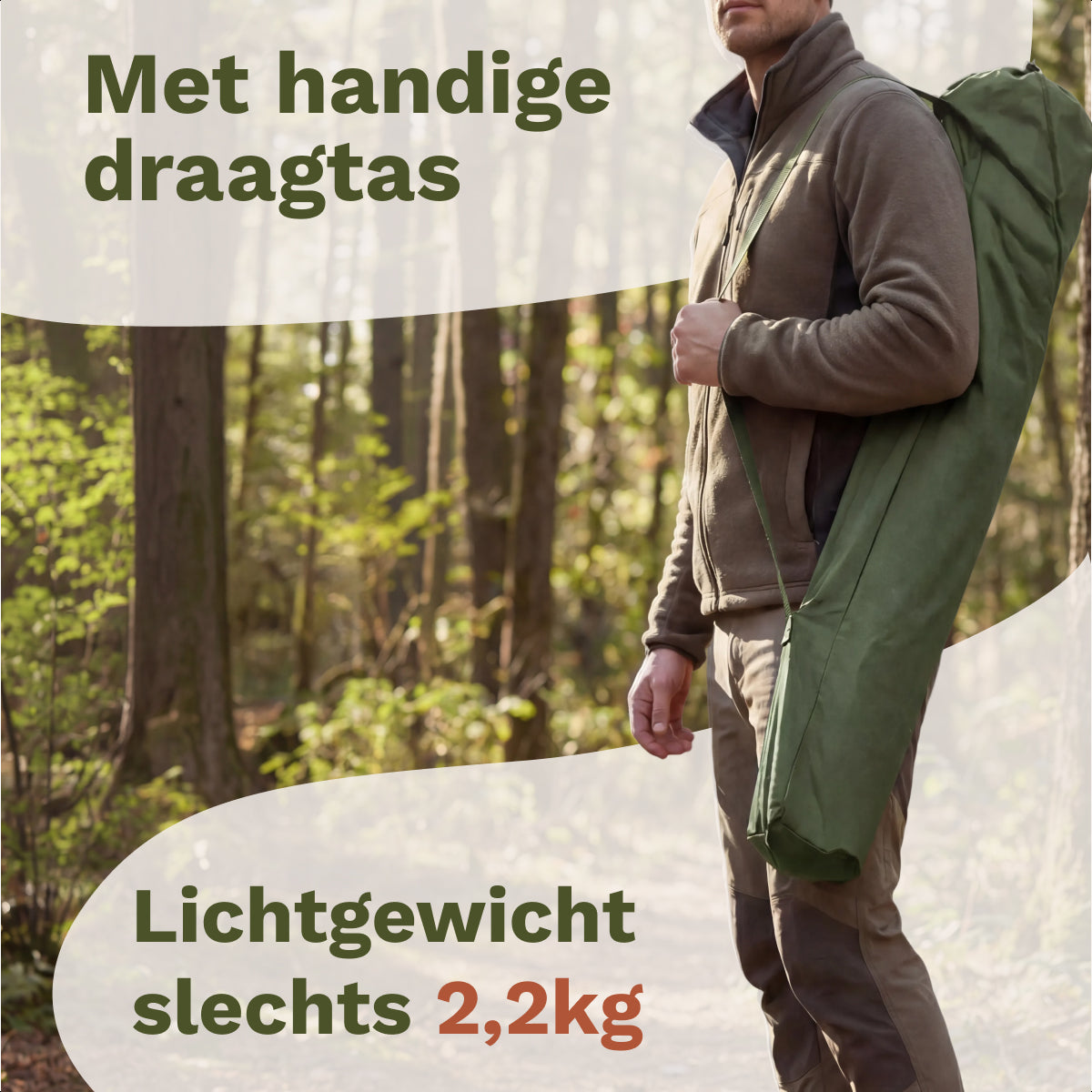 Trvlmore Campingstuhl Basic - Schwarz - 2.2 kg - Kapazität 120 kg