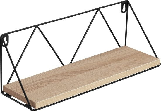 tectake - 2 Wandregale Rockport Industrie hellbraun - 404432