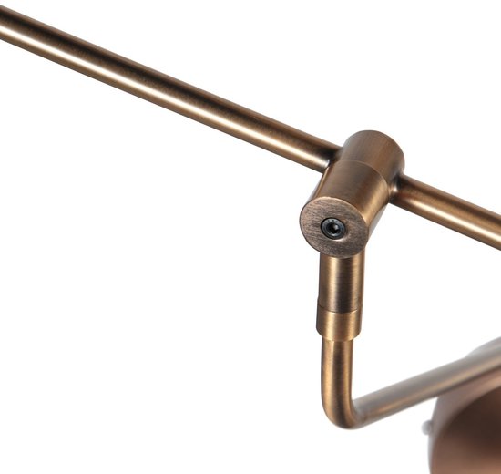 Steinhauer Exclusive – Wandleuchte – Soleil2 – Bronze – Kunststoff mit Metall – Nachttischlampe – LED – 4387BR