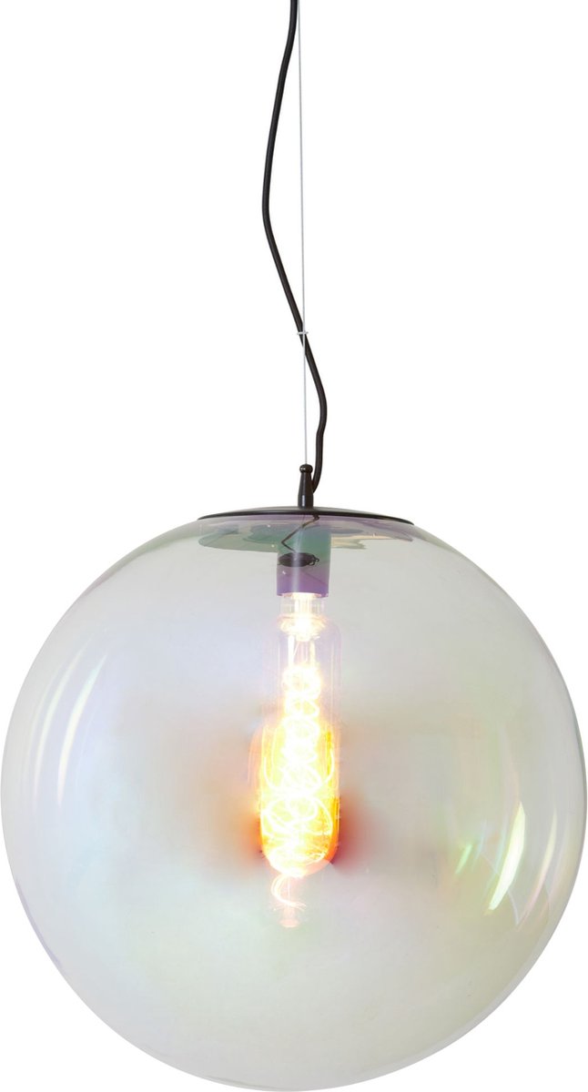 Light & Living Hängeleuchte Medina - Mehrfarbiges Glas - Ø48cm - Modern & Elegant für Wohnzimmer, Schlafzimmer oder Esszimmer