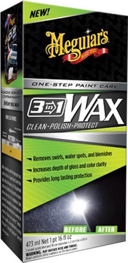 Meguiar's 3-in-1-Wachs – Autowachs – 473 ml
