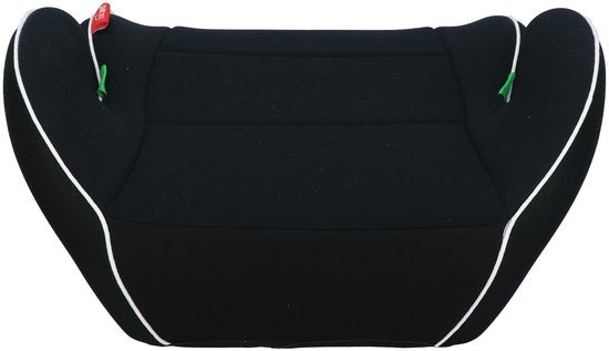 Carkids I-Size Sitzerhöhung Sam – Entspricht der Norm I-Size R-129 – Für Kinder von 125–150 cm – Abnehmbarer und waschbarer Bezug – Flexible Montage – Schwarz