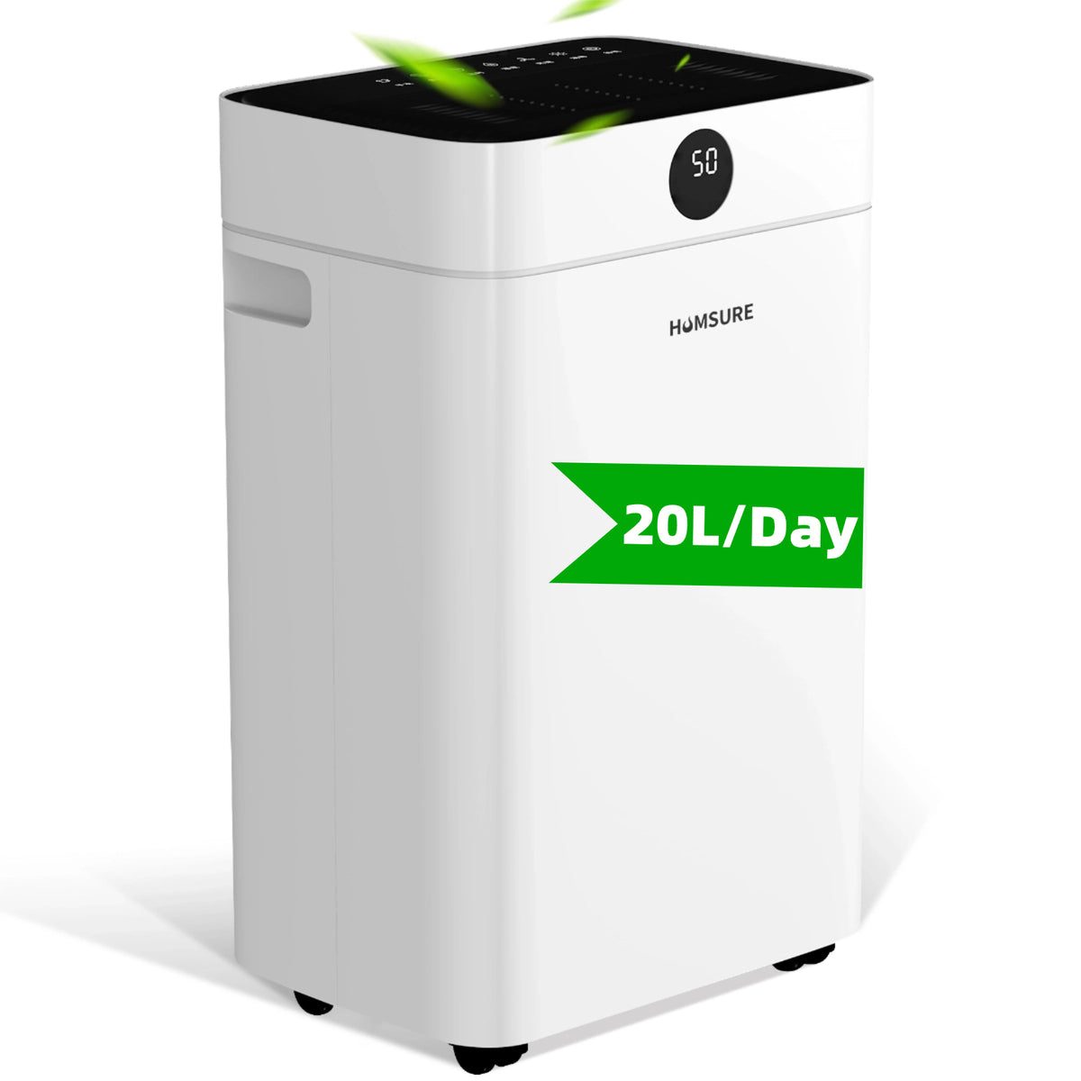 HUMSURE Luftentfeuchter – 20 l/Tag – 2,8-Liter-Tank