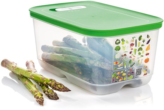 Tupperware Fridge Smart 4,4 l – Frischhaltebehälter – BPA-frei – Vorratsbehälter – Lunchbox – Kunststoffbehälter – Lebensmittelbehälter – Lebensmittel bleiben doppelt so lange frisch