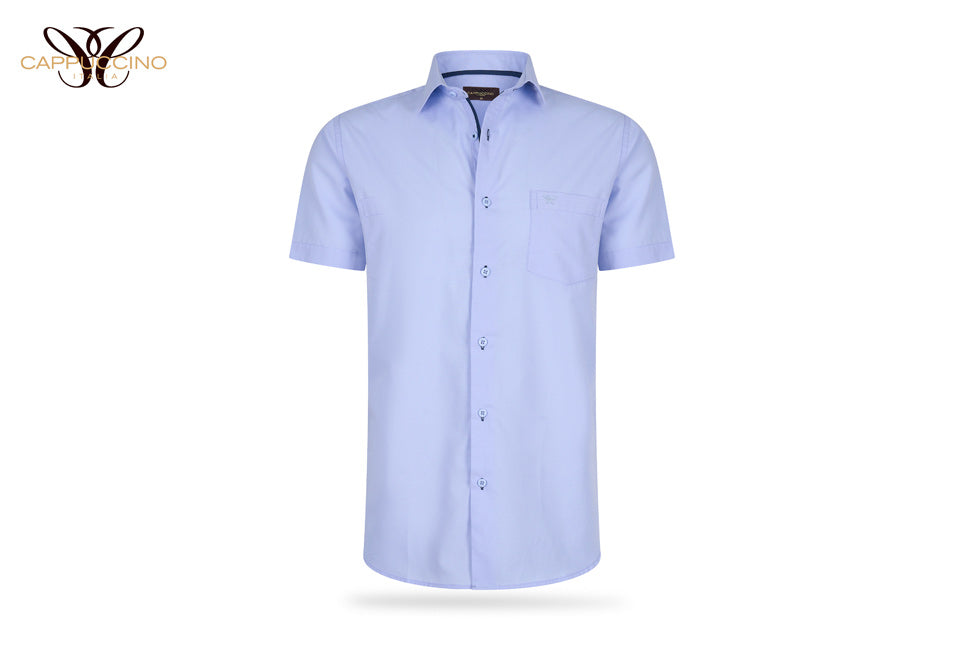 Cappuccino - S - Hemd - Hellblau
