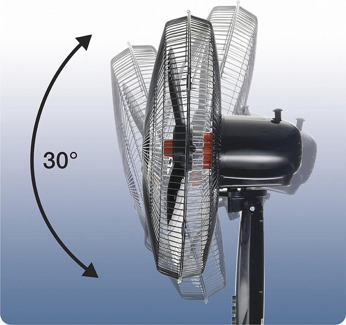 Honeywell - HSF1630E4 - Stativventilator - 110- 122 cm - Schwarz