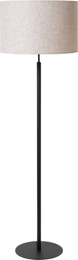 Lucide MAYA – Stehlampe – Ø 45 cm – 1xE27 – Beige – Japandi
