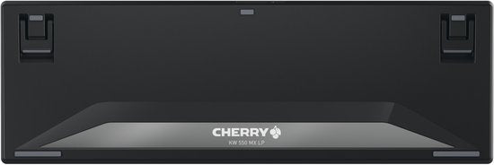 CHERRY KW 550 MX LP Tastatur für zu Hause/Büro, USB + Bluetooth, QWERTY, amerikanisches Englisch, schwarz