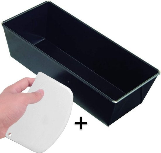 COOCK - Backform - Kuchenform mit Antihaftbeschichtung - Brot- & Kuchenform 30 cm - Inkl. Teigschaber & E-Book