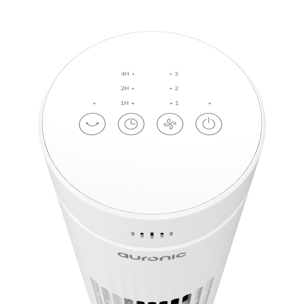 Auronic Turmventilator 76,4 cm – 60° Schwenkbereich – 3 Geschwindigkeitsstufen – 35 W – Weiß
