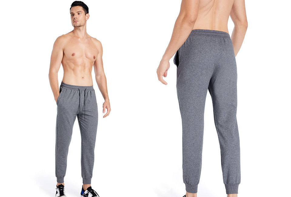 Milanoro Bequeme und ultraweiche Jogginghose - 2er Pack - Marineblau & Anthrazit - Größe XL