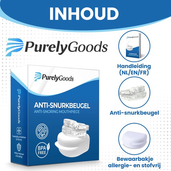 PurelyGoods® Schnarch-Bandage - Anti-Schnarch-Bandage - einstellbar - für Männer und Frauen