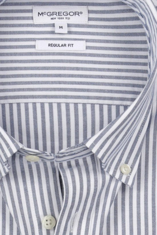 McGregor Hemd Oxford Great Stripe Navy Herrengröße - XL