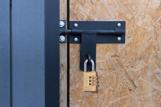 BLACK+DECKER Vorhängeschloss Ziffernschloss 30mm - Kofferschloss mit 3-stelligem Code - Reiseschloss, Fahrradschloss und mehr - Schloss für den Außenbereich - Ziffernschloss Kupfer - Gold