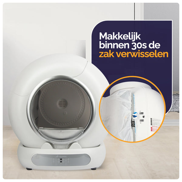 Viervoeter Fresh 3 Selbstreinigende Katzentoilette – Mit App – Geruchsneutralisierer – Intelligente Sensoren