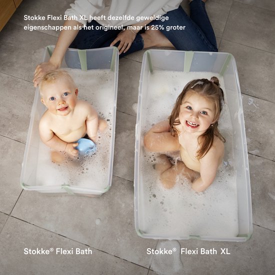 Stokke® Flexi Bath® XL – Transparent-Grün