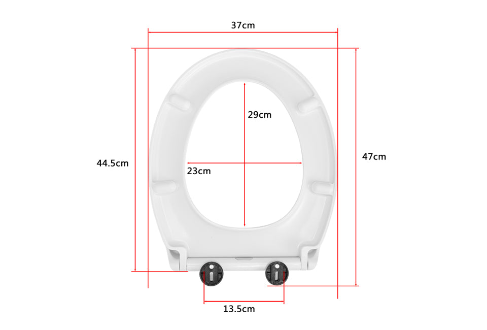 Home&Comfort Toilettensitz - dauerhafter Verschluss